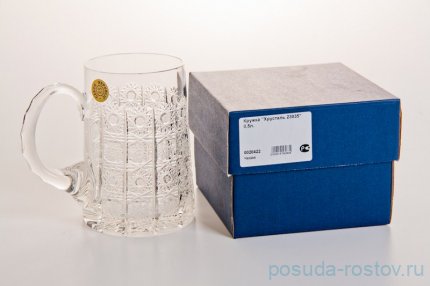 Кружка для пива 500 мл &quot;Хрусталь резной&quot; / 043620