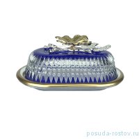 Маслёнка синяя &quot;Шайн /Бабочки /Нарезка&quot;  / 250721