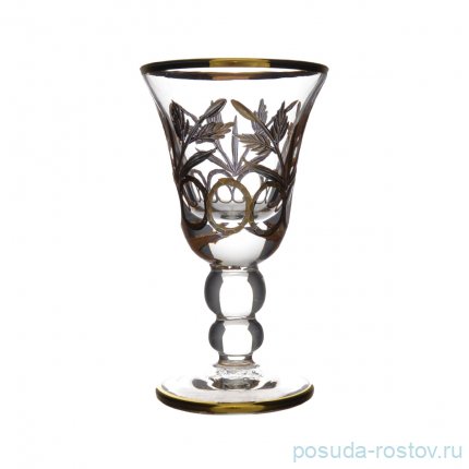 Рюмки 80 мл 6 шт &quot;Timon /Tiziano Golden /Palm&quot;  / 284830