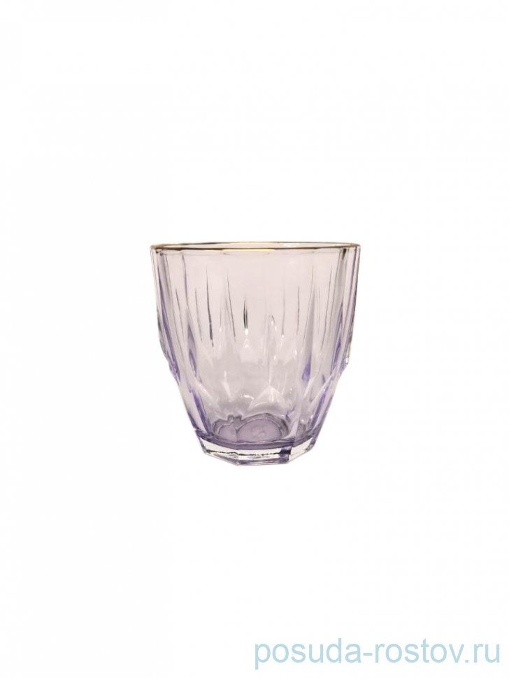 Стаканы для виски 275 мл 6 шт "Diamond /Violet /Матовое золото" / 283862