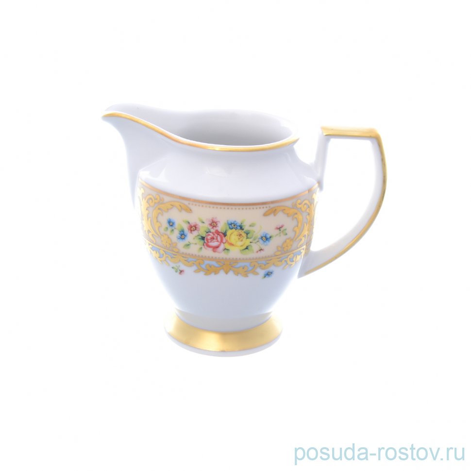 Молочник "Вена /Розочки на бежевом /с золотом" / 225371