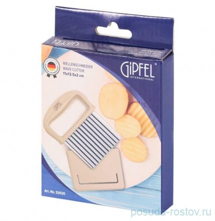 Кухонный нож для фигурной нарезки 11 x 13,5 x 2 см Gipfel / 353647