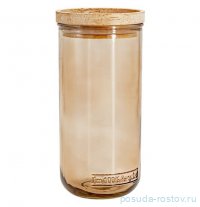 Банка для сыпучих продуктов 820 мл коричневая &quot;Jars&quot; / 365271