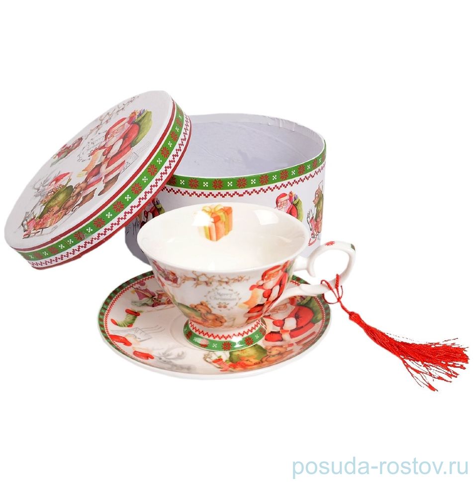Чайная пара "Новогодняя /Merry Christmas" (подарочная упаковка) / 150390
