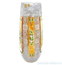 Ваза для цветов 35 см &quot;Хрусталь с золотом&quot; / 040004