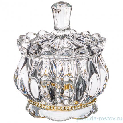 Банка для мёда/икры 135 мл 8,5 х 11 см &quot;MUZA /Стразы&quot; / 231568
