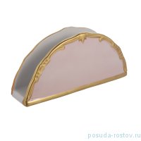 Салфетница 17 см &quot;Престиж /Золотая отводка&quot; розовый / 205761