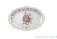 Блюдо 33 см овальное &quot;Мария-Тереза /Мадонна перламутр&quot; M-D  / 254814
