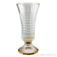 Ваза для цветов 35,5 см н/н &quot;Даймонд /Золотой ободок&quot; / 277099