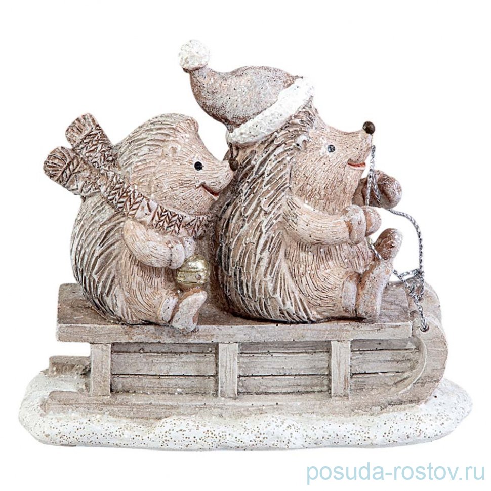 Статуэтка 12 х 5,5 х 10 см "Ёжики" / 369324