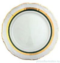 Блюдо 30 см круглое &quot;Мария-Луиза /Зелёная лента&quot; / 058951