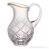 Кувшин для воды 1,5 л &quot;Роза /Золотой кант&quot; / 280960
