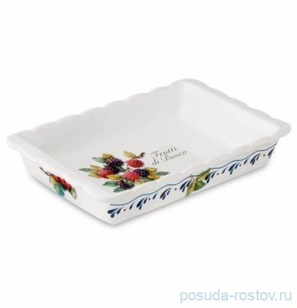 Блюдо для запекания 37 х 21 см прямоугольное &quot;Artigianato ceramico /Лесные ягоды&quot; / 348553