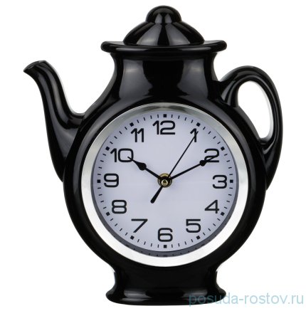 Часы настенные 25 х 30 х 5 см кварцевые черные &quot;CHEF KITCHEN&quot; / 187933