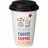Кружка 390 мл с силиконовой крышкой и ободком &quot;Coffemania&quot; / 279662