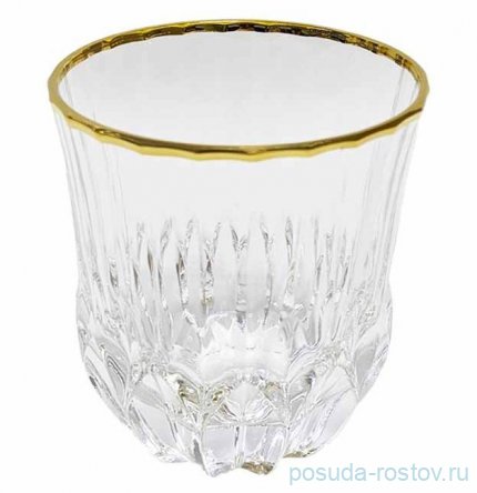 Стаканы для виски 350 мл 6 шт &quot;Адажио /Отводка золото&quot; AS Crystal / 332299