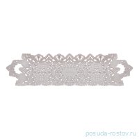 Поднос 35 х 20 см прямоугольный с ручками серебристый &quot;Liva&quot;  / 287698