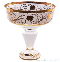 Фруктовница 26 см н/н белая &quot;Версаче /Золотой цветок&quot; SC / 154004
