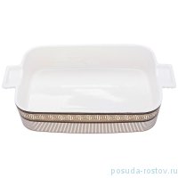 Блюдо 24,5 х 15,5 х 5 см с ручками прямоугольное 850 мл &quot;Elegance&quot; / 259976