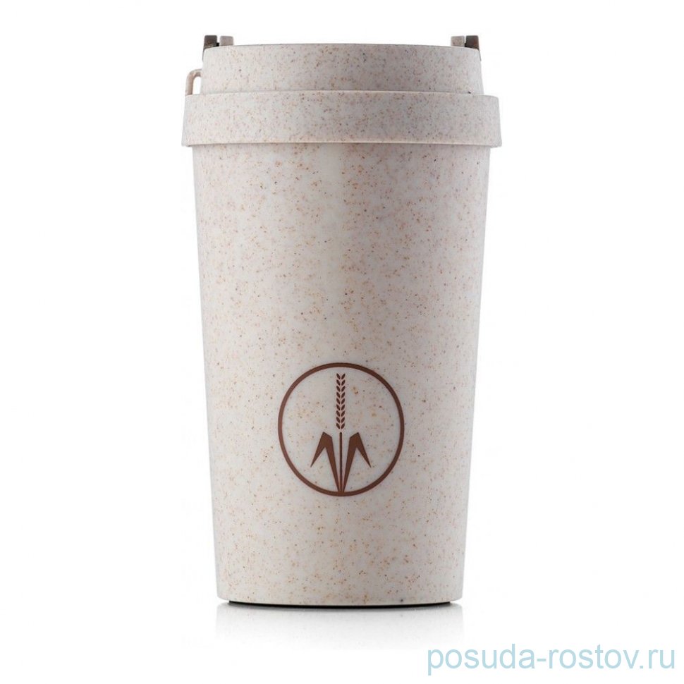 Термокружка 400 мл бежевая "Eco cup" / 222325