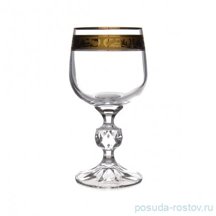 Бокалы для белого вина 150 мл 6 шт &quot;Клаудия /Золото /37872&quot; / 284057