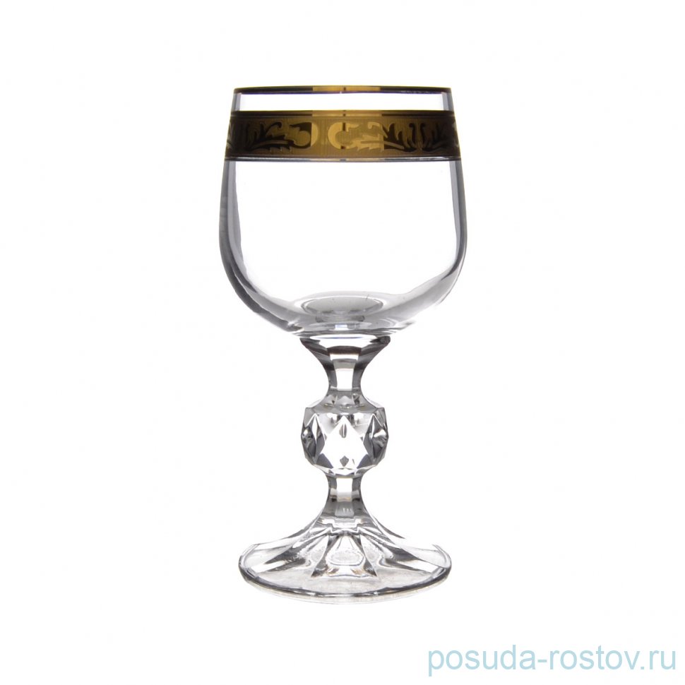Бокалы для белого вина 150 мл 6 шт "Клаудия /Золото /37872" / 284057