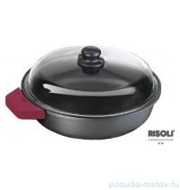 Сотейник 26 см со стеклянной крышкой литой &quot;Risoli /Soft Safety Cooking&quot; / 154932