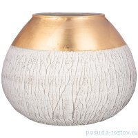 Ваза для цветов 20 х 15 см &quot;Fidelis gemma gold&quot; / 269690