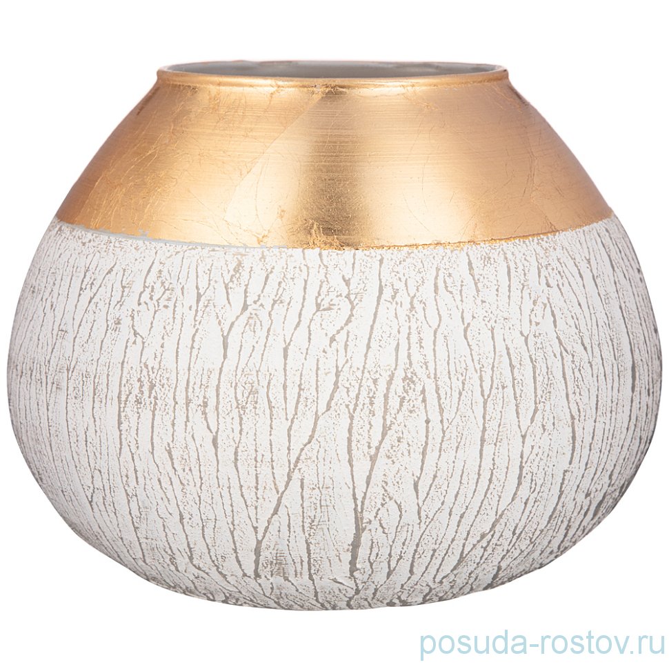 Ваза для цветов 20 х 15 см "Fidelis gemma gold" / 269690