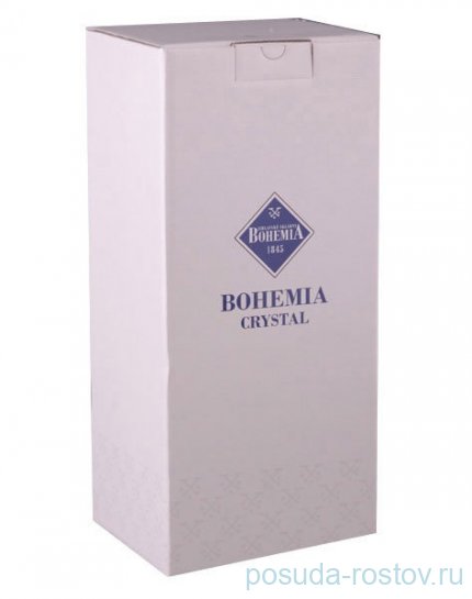 Ваза для цветов 35 см &quot;Lisboa /Золотые шары&quot; хрусталь Йиглава / 099844