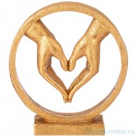 Фигурка декоративная сердце из рук 20х6,5х22 см / 345661