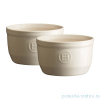 Набор рамекинов 10,5 х 6 см 2 шт крем 250 мл &quot;Emile Henry&quot; / 254621