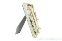 Фоторамка-Зеркало 35 х 29 х 5 см керамика &quot;Lanzarin Ceramiche /Цветы&quot; / 078197
