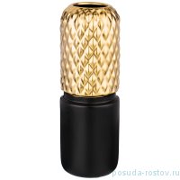 Ваза декоративая 13 х 13 х 37 см &quot;Black and Gold&quot; / 215411