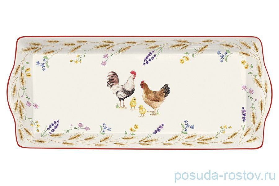 Блюдо 35 х 15 см прямоугольное "Country Life" (подарочная упаковка) / 352863