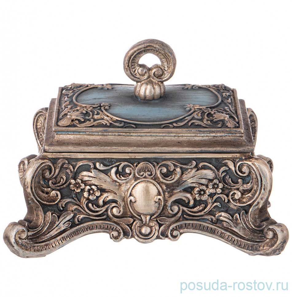 Шкатулка 18 х 14,5 х 11,7 см "Рококо" / 313524