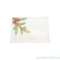 Блюдо 35 х 25 см прямоугольное &quot;christmas world /christmas tree&quot; / 270974