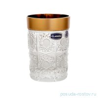 Стаканы 200 мл 6 шт &quot;Хрусталь резной с золотом&quot; / 108295