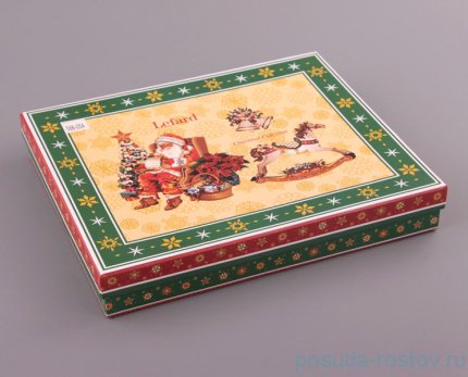 Блюдо 26 х 21 х 3 см Ёлка &quot;Christmas Collection /Санта-Клаус&quot; / 192320