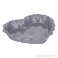 Форма для выпечки пирога серая &quot;Сердце&quot;  / 287557