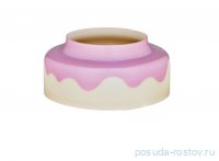 Ваза для цветов 9 х 20 см &quot;Candyland /жёлто-розовая&quot; / 351877