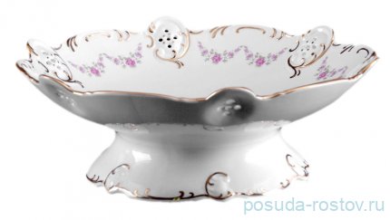 Блюдо 26,5 см н/н &quot;Соната /Розовый цветок&quot; / 038664