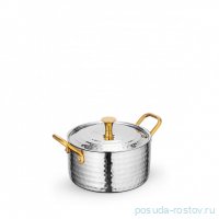 Кастрюля 12 x 6 см с крышкой мини с 2-мя ручками для подачи &quot;Hammered&quot;  / 370310
