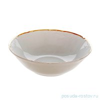 Салатник 25 см &quot;Тулип /Золотая ниточка /отводка золото&quot; / 086485
