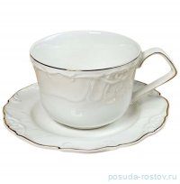Набор чайных пар 6 шт &quot;Крокус /золото&quot; (подарочная упаковка) / 375599
