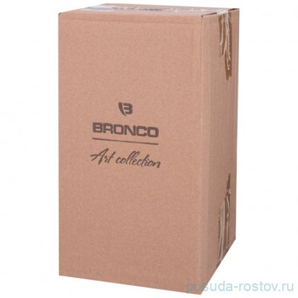 Ваза для цветов 18,5 х 18,5 х 26 см &quot;Vision brown&quot; / 338564