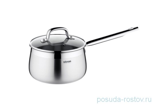Ковш 16 см со стеклянной крышкой 2,0 л "VORSA" / 164325