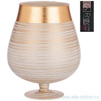 Ваза для цветов 23 см н/н &quot;Napolion julia gold white&quot; / 288726