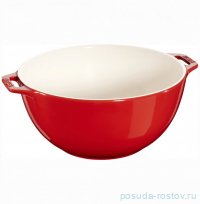 Миска сервировочная 25 см 3,2 л вишневая &quot;Ceramics&quot; / 366430