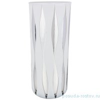 Ваза для цветов 30 см &quot;Cilindro hilary silver /White&quot; / 269714